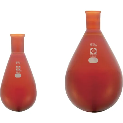 Sibata普通滑动刺绣烧瓶棕色19/38 200ml