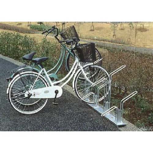 Daiken Flat Bicycle Rack前轮插电式循环支架，6车住宿400