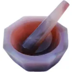 TGK玛瑙砂浆浅杵φ150xφ120