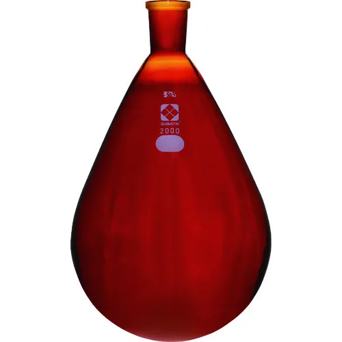 Sibata普通滑动刺绣烧瓶棕色29/42 2000ml
