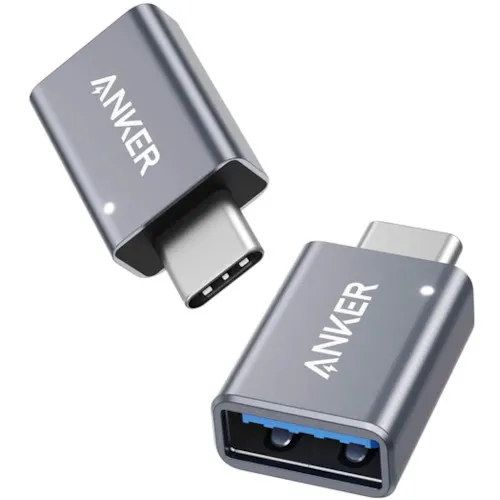 Anker USB-C和USB-A转换适配器（USB 3.0兼容）2件套件