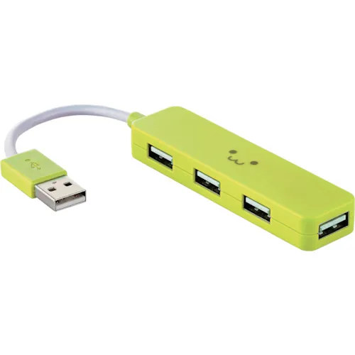 [中断] Elecom USB 2.0集线器紧凑型4端口绿色