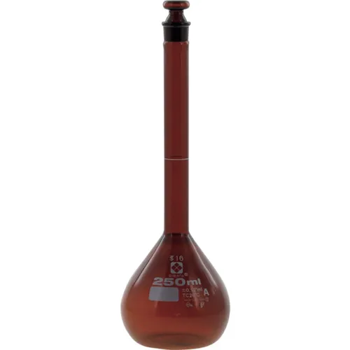 Sibata体积瓶超级级棕色250ml