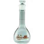 TGK体积烧瓶短200ml白色Iwaki
