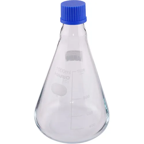 作为NSF-1L-SCI螺丝钉Erlenmeyer烧瓶