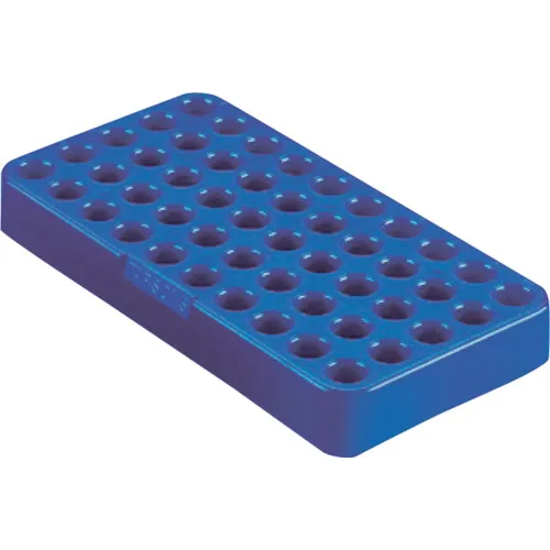 Tarsons Cryotil Rack PC制造，50个孔，1毫升，颜色：红色