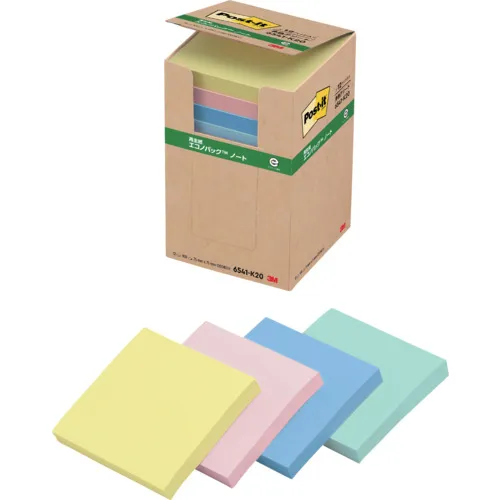 3M Post-It 75x75mm 100张X 12垫4颜色混合