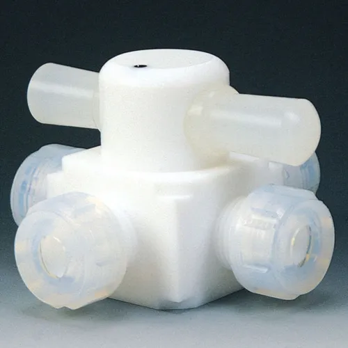 氟化学氟化氟树脂（PTFE）四向阀台式φ1/2型