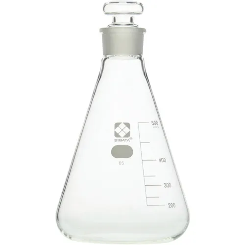 Sibata联合侧Erlenmeyer烧瓶500ml 10件