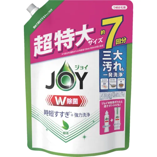 P＆G Joy W灭菌餐具洗涤剂绿茶补充超级910ml