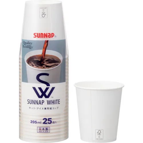 SUNNAP FMX SUNNAP白纸杯205ml 25p