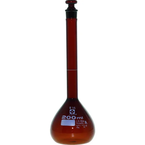 Sibata体积瓶超级级棕色200ml