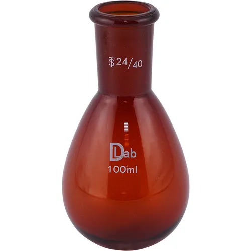 作为茄子烧瓶TS24/40茶100ml