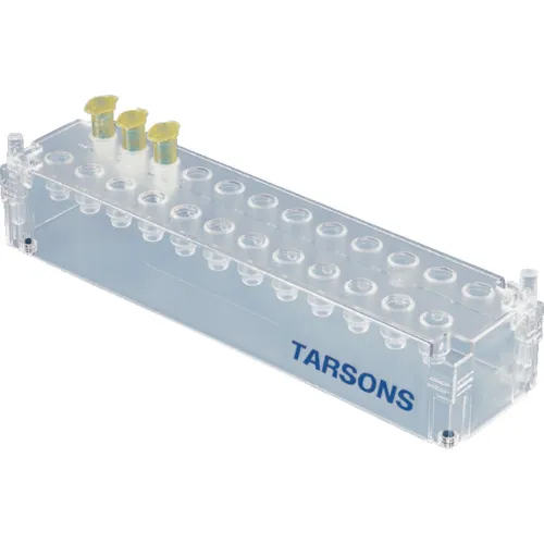 Tarsons Micro Tube Rack PC由24个孔制成