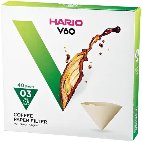 Hario V60纸滤波器03m 40张纸