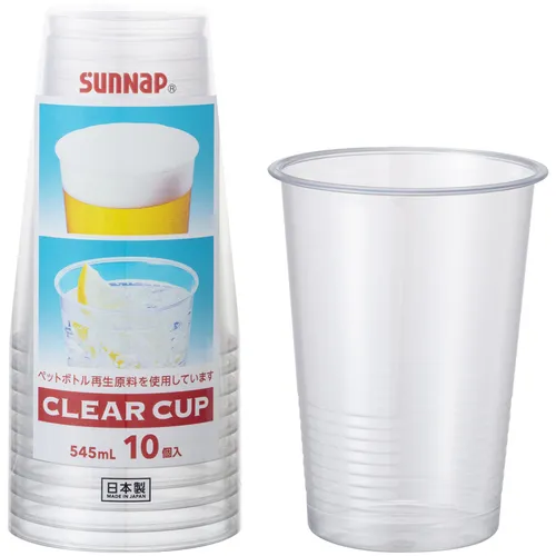 Sunnap Clear Cup 545ml 10p