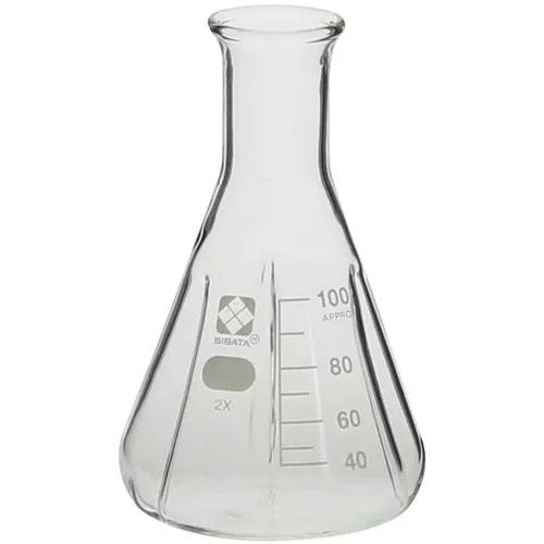 Sibata Erlenmeyer烧瓶带挡板100ml 10包