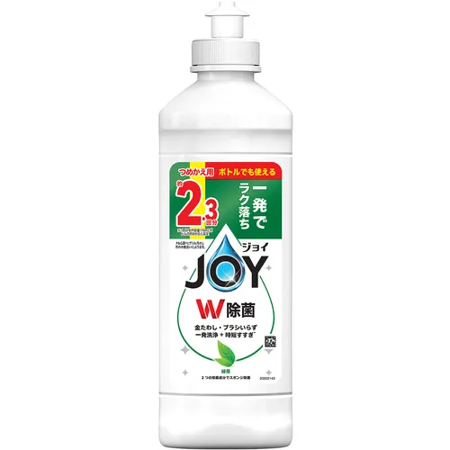 P＆G洗碗洗涤剂欢乐w灭菌绿茶，帽子300ml