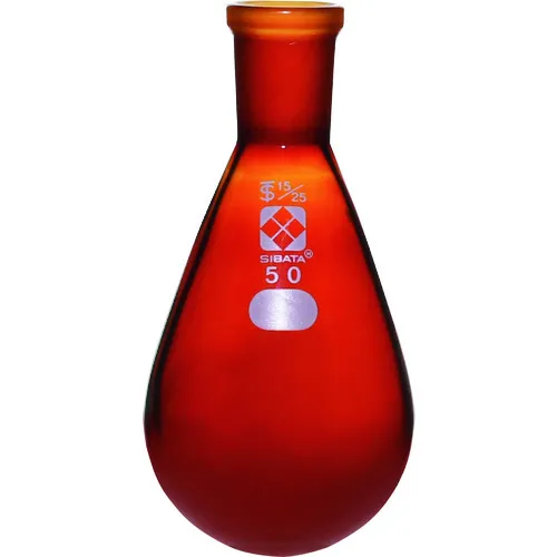 Sibata普通滑动刺绣烧瓶棕色15/25 50ml
