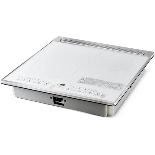 Iris 516589 200V 2燃烧器内置IH烹饪加热器，白色