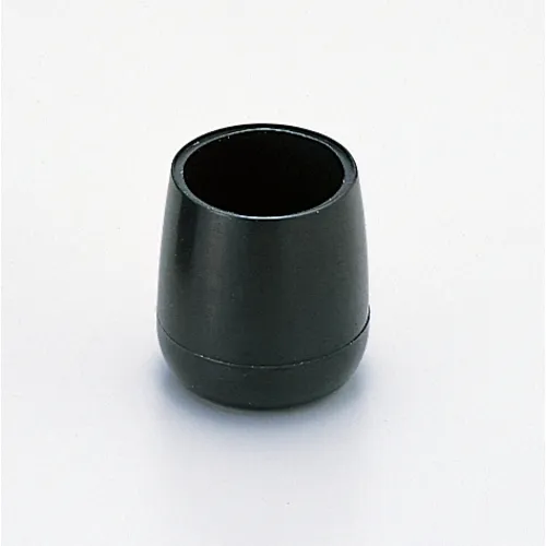 轻椅腿盖（用于管道）黑色圆形24mm