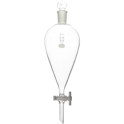 sibata分离漏斗滑雪者类型PTFE公鸡1000ml