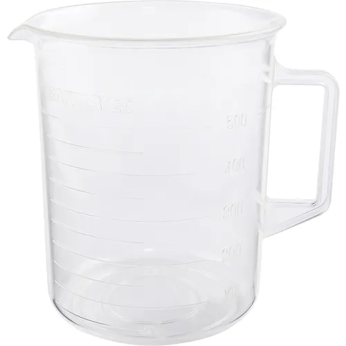 作为带手柄500ml的TPX烧杯