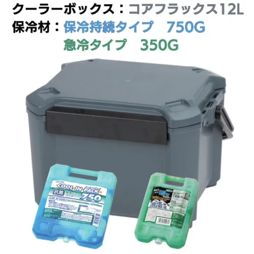 Jej Astage Cooler Box Core Flux 12L＆2 Ice Packs免费礼物运动[从2025年5月7日至7月31日]