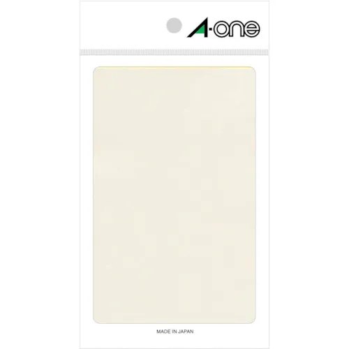 [停产] 3M A-A-ONE（TM）免费标签纯白色86 x 140 1侧x 15张
