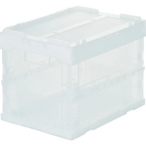 Trusco Oriconα折叠容器Skelecon 20L（带盖）透明透明