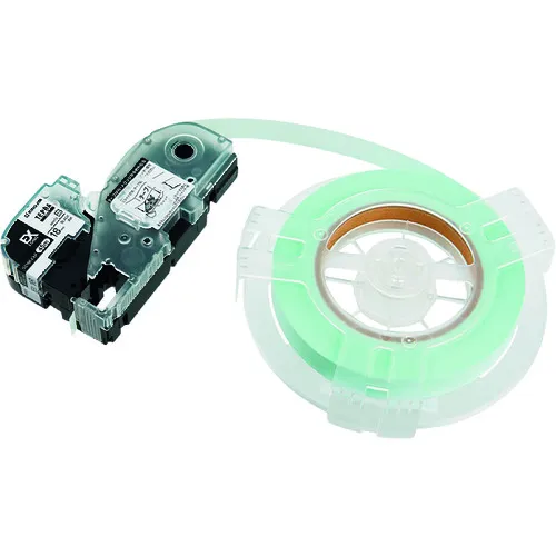 国王吉姆[funine]“ tepra” pro录像带18mm Ex Refill Long Tape白色标签/黑色字母长度45m