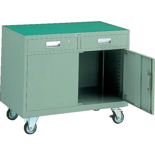 ＴＲＵＳＣＯ　移动式保管库　引出２个付　９００Ｘ５００ＸＨ７５０