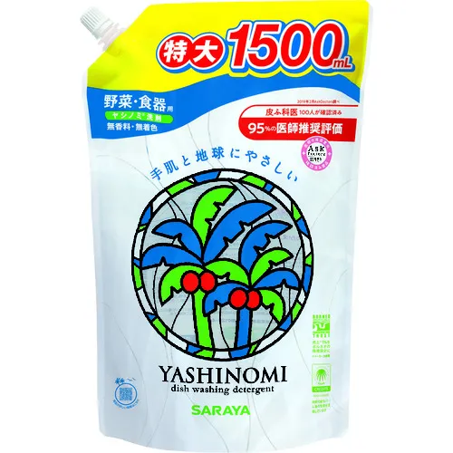 Saraya Yashinomi洗涤剂30971 1500ml吐口金补充