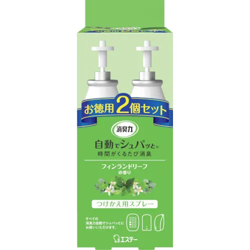 este除臭功率自动可重新填充，一组2芬兰叶气味