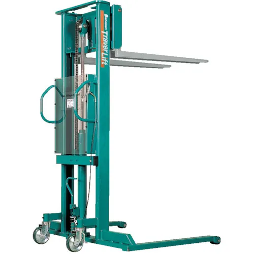 Bishamon Fork升降机Traver Lift（手动液压型），具有快速转发装置均匀载荷800公斤叉尺寸1000毫米1500毫米