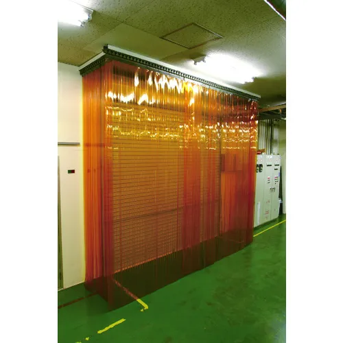 trusco带状门板套件抗昆虫的橙色厚度3mm宽度300mm安装宽度3m x高度2m完全重叠