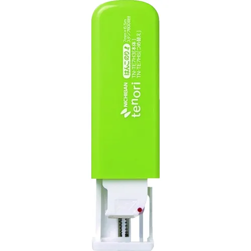 [停产] Nichiban Tape Glue Tenori Hankoro绿色TNTE7H3 ECO MARK认证产品