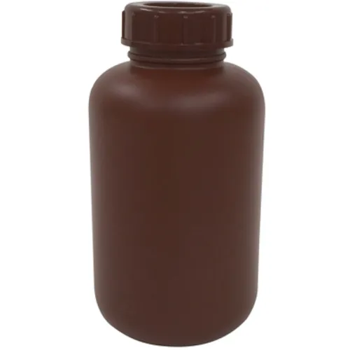 kokugo pe宽口瓶棕色1L