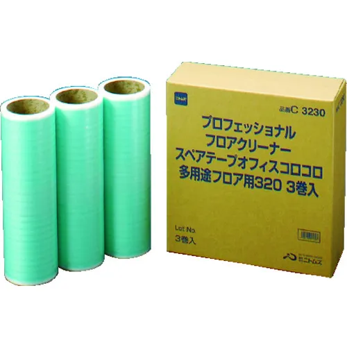 Nittoms Office Corocoro备用胶带，320mm 1盒用于多功能地板（3卷）