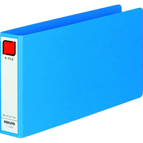 Kokuyo K文件用于统一滑动30mm绑定B4，1/3水平蓝色F-809B