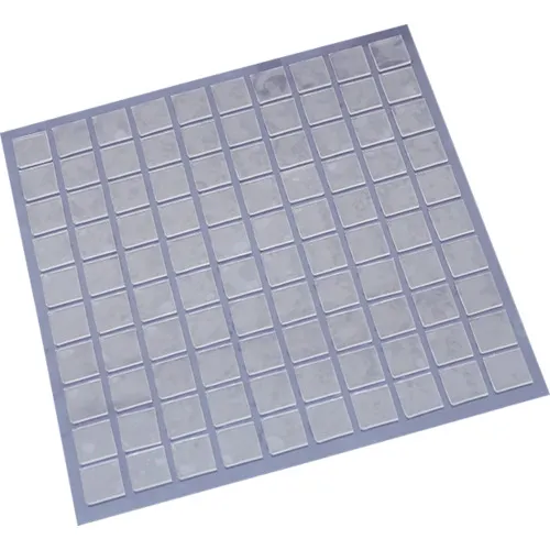 耐抗震的凝胶抗尖片凝胶块值的货币20 x 20 x 2 mm（平方型）