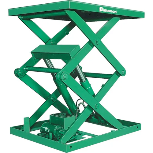 Bishamon Table Lift 2ton均匀载荷2000千克举重高度2000毫米表尺寸1670 x 1200毫米