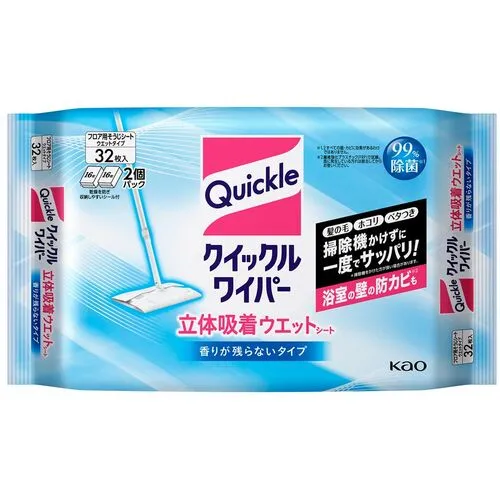 Kao Quickle雨刮器3D粘合湿板32张