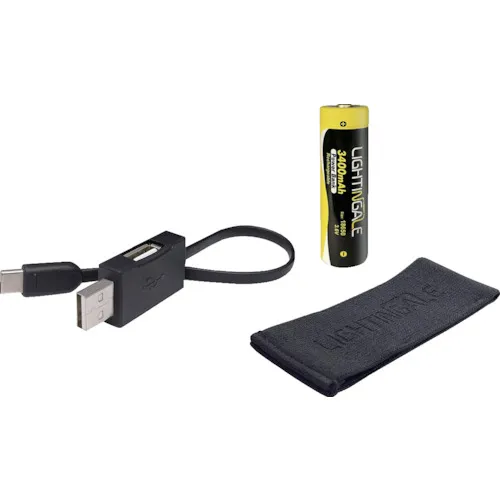 照明大风：锂离子可充电电池2600mA/usb-type-c/18650类型，也可以在智能手机上供电