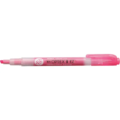 斑马荧光笔荧光荧光OPTEX 1-EZ PINK