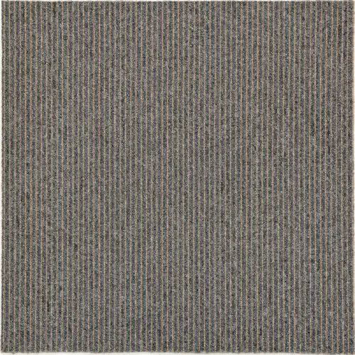 [停产] Oshimaya瓷砖地毯50 x 50 cm条纹深灰色