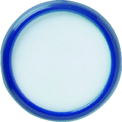 trusco round name clip pin双重类型φ45蓝色