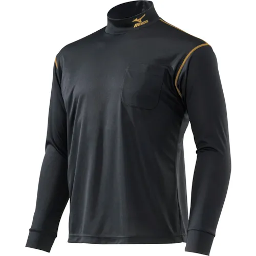Mizuno工作衬衫长袖黑色X金6xl-8