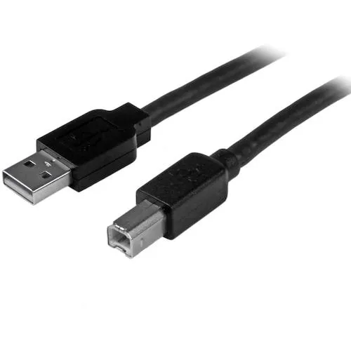 Startech USB电缆/A-B/15m/USB 2.0/480Mbps/abal/black