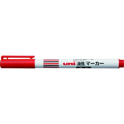 Uni Mitsubishi铅笔/件标记/精细圆形尖端/红色